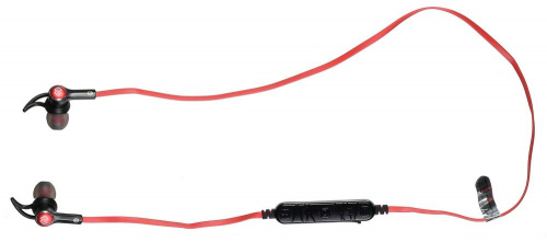 Гарнитура вкладыши Digma BT-03 черный/красный беспроводные bluetooth шейный обод (E712BT) фото 6