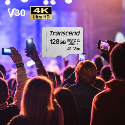 Флеш карта microSDXC 128GB Transcend TS128GUSD300S w/o adapter фото 3