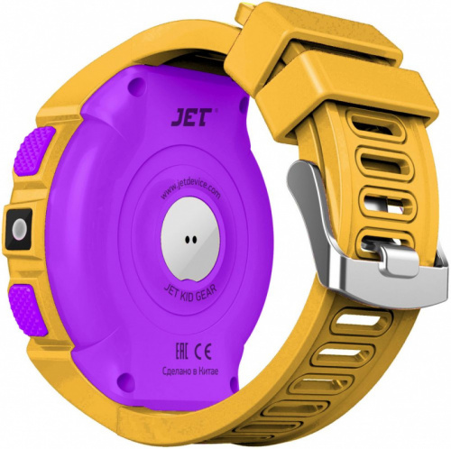 Смарт-часы Jet Kid Gear 50мм 1.44" TFT фиолетовый (GEAR YELLOW+PURPLE) фото 4