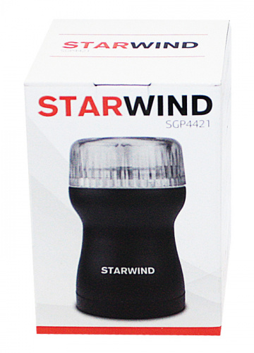 Кофемолка Starwind SGP4421 200Вт сист.помол.:ротац.нож вместим.:40гр черный фото 4