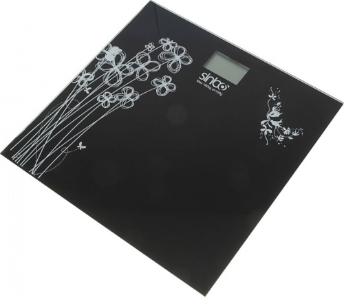 Весы напольные электронные Sinbo SBS 4429B макс.180кг черный/рисунок фото 2
