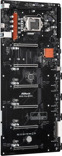 Материнская плата Asrock H510 PRO BTC+ Soc-1200 Intel H510 1xDDR4 GbLAN+HDMI фото 5