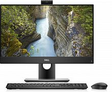Моноблок Dell Optiplex 7480 23.8" Full HD i5 10500 (3.1)/8Gb/SSD256Gb/UHDG 630/Linux/GbitEth/WiFi/BT/160W/клавиатура/мышь/Cam/черный 1920x1080