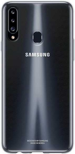 Чехол (клип-кейс) Samsung для Samsung Galaxy A20s Clear Cover прозрачный (EF-QA207TTEGRU) фото 2