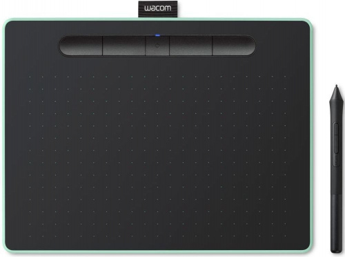 Графический планшет Wacom Intuos M CTL-6100WLE-N Bluetooth/USB фисташковый фото 2