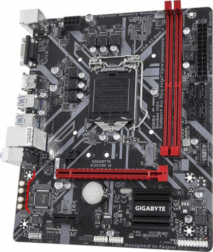 Материнская плата Gigabyte B365M H Soc-1151v2 Intel B365 2xDDR4 mATX AC`97 8ch(7.1) GbLAN+VGA+HDMI фото 5