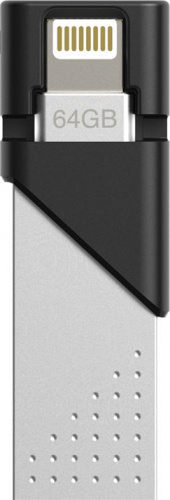 Флеш Диск Silicon Power 32Gb Jewel Z50 SP032GBLU3Z50V1S USB3.1 серебристый/черный фото 3