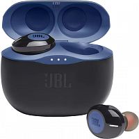 Гарнитура вкладыши JBL Tune 120TWS синий беспроводные bluetooth в ушной раковине (JBLT125TWSBLU)