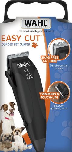 Машинка для стрижки Wahl Easy Cut corded pet clipper черный 10Вт (насадок в компл:4шт) фото 3