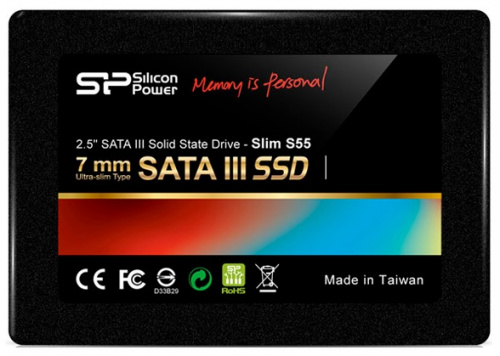 Накопитель SSD Silicon Power SATA III 120GB SP120GBSS3S55S25 Slim S55 2.5" фото 5