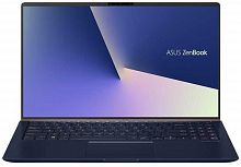 Ноутбук Asus Zenbook UX533FD-A8078T Core i7 8565U/8Gb/SSD512Gb/nVidia GeForce GTX 1050 MAX Q 2Gb/15.6"/FHD (1920x1080)/Windows 10/dk.blue/WiFi/BT/Cam