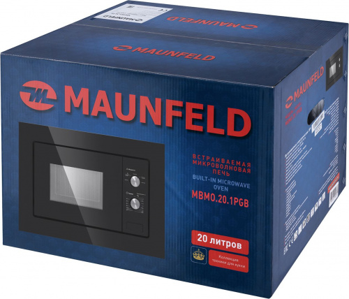 Микроволновая печь Maunfeld MBMO.20.1PGB 20л. 800Вт черный (встраиваемая) фото 10