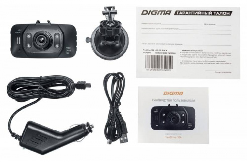 Видеорегистратор Digma FreeDrive 104 черный 1Mpix 1080x1920 1080p 140гр. GP1248 фото 3