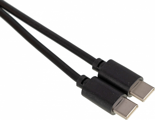 Кабель USB Type-C (m)-USB Type-C (m) 1м черный фото 2