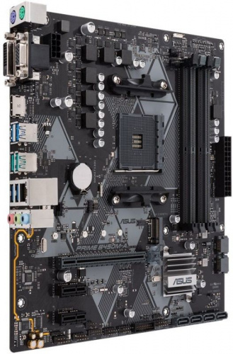 Материнская плата Asus PRIME B450M-A Soc-AM4 AMD B450 4xDDR4 mATX AC`97 8ch(7.1) GbLAN RAID+VGA+DVI+HDMI фото 4