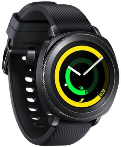 Смарт-часы Samsung Galaxy Gear Sport 1.2" Super AMOLED черный (SM-R600NZKASER) фото 2