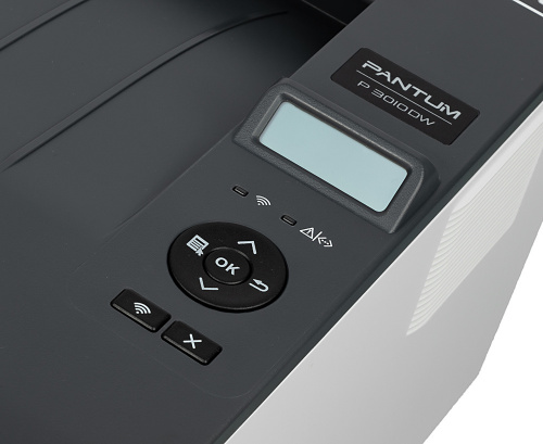 Принтер лазерный Pantum P3010DW A4 Duplex WiFi белый фото 13