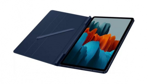 Чехол Samsung для Samsung Galaxy Tab S7 Book Cover полиуретан темно-синий (EF-BT630PNEGRU) фото 3