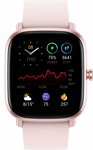 Смарт-часы Amazfit GTS 2 mini A2018 1.55" AMOLED розовый фото 9
