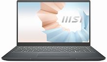 Ноутбук MSI Modern 14 B11MOU-1239RU Core i5 1155G7 8Gb SSD256Gb Intel Iris Xe graphics 14" IPS FHD (1920x1080) Windows 11 Professional dk.grey WiFi BT Cam (9S7-14D334-1239)