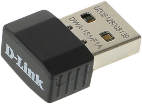 Сетевой адаптер Wi-Fi D-Link DWA-131 DWA-131/F1A N300 USB 2.0 (ант.внутр.) 2ант. фото 3