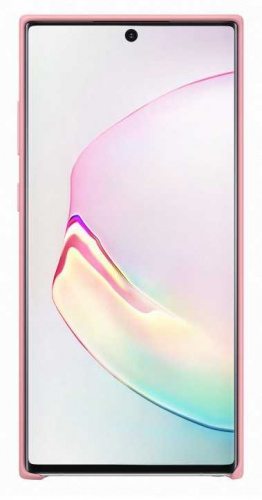 Чехол (клип-кейс) Samsung для Samsung Galaxy Note 10+ Silicone Cover розовый (EF-PN975TPEGRU) фото 2