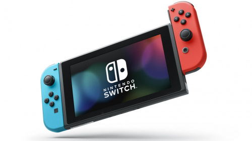 Игровая консоль Nintendo Switch New красный/синий фото 2