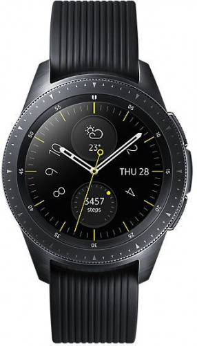 Смарт-часы Samsung Galaxy Watch 42мм 1.2" Super AMOLED черный (SM-R810NZKASER) фото 5