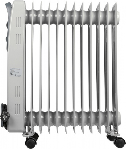 Радиатор масляный Ресанта ОМ-12Н 2500Вт белый фото 3
