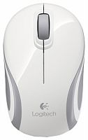 Мышь Logitech Mini M187 белый/серый оптическая (1000dpi) беспроводная USB для ноутбука (2but)