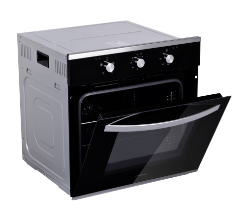 Духовой шкаф Электрический Hyundai HEO 6633 IX серебристый/черный фото 10