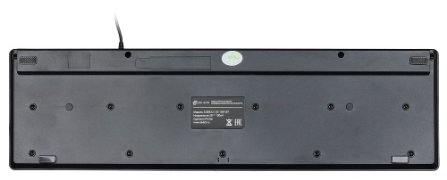 Клавиатура Оклик 520M2U черный/черный USB slim Multimedia фото 7