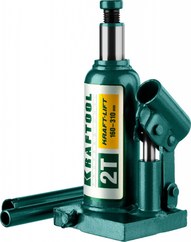 Домкрат Kraftool Kraft-Lift 43462-2_z01 бутылочный гидравлический зеленый фото 3