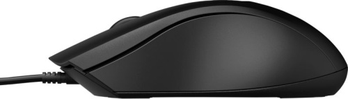 Мышь HP 100 черный оптическая USB фото 4