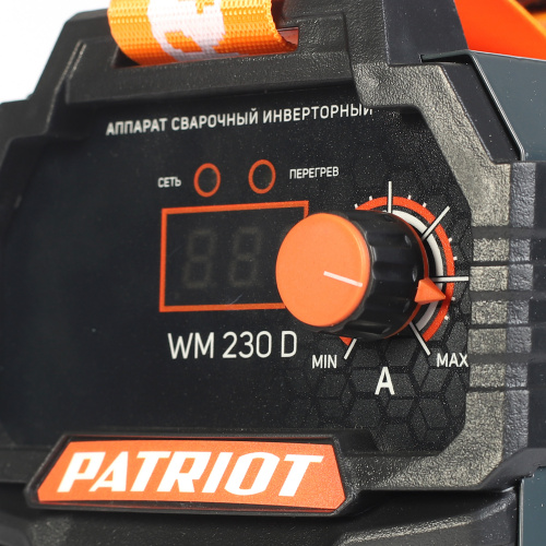 Сварочный аппарат Patriot WM230D инвертор ММА 10.7кВт фото 10