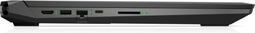 Ноутбук HP Pavilion Gaming 17-cd1059ur Core i7 10750H/16Gb/SSD512Gb/NVIDIA GeForce RTX 2060 MAX Q 6Gb/17.3"/IPS/FHD (1920x1080)/Free DOS/black/green/WiFi/BT/Cam фото 3