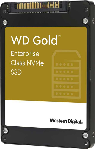 Накопитель SSD WD Original PCI-E x4 3.84Tb WDS384T1D0D Gold 2.5" 0.8 DWPD