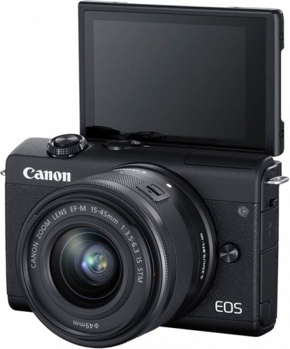 Фотоаппарат Canon EOS M200 черный 24.1Mpix 3" 4K WiFi 15-45 IS STM LP-E12 (с объективом) фото 6