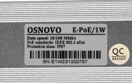 Удлинитель Osnovo E-POE/1W фото 7