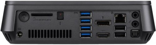 Неттоп Asus VivoPC VM45-G021M slim Cel 3865U (1.8)/4Gb/500Gb 5.4k/HDG610/CR/noOS/GbitEth/WiFi/BT/65W/темно-серый фото 3