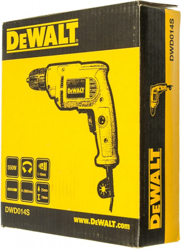 Дрель безударная DeWalt DWD014S-QS 550Вт патрон:быстрозажимной реверс фото 5