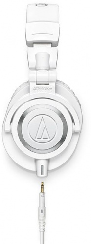 Наушники мониторные Audio-Technica ATH-M50X 1.2м белый проводные оголовье (15117335) фото 4