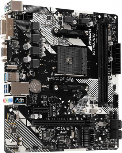 Материнская плата Asrock X370M-HDV R4.0 Soc-AM4 AMD X370 2xDDR4 mATX AC`97 8ch(7.1) GbLAN RAID+VGA+DVI+HDMI фото 2