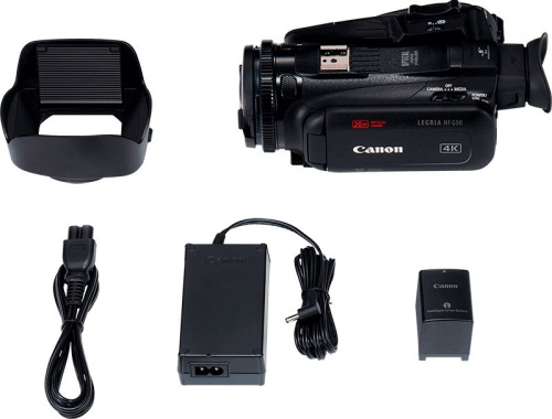 Видеокамера Canon Legria HF G50 черный 20x IS opt 3" Touch LCD 4K XQD Flash фото 4