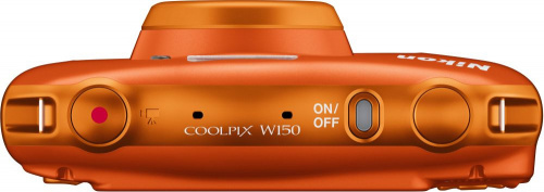 Фотоаппарат Nikon CoolPix W150 оранжевый 13.2Mpix Zoom3x 2.7" 1080p 21Mb SDXC CMOS 1x3.1 5minF HDMI/KPr/DPr/WPr/FPr/WiFi/EN-EL19 фото 3