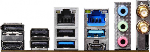 Материнская плата Asrock H570M-ITX/AC Soc-1200 Intel H570 2xDDR4 mini-ITX AC`97 8ch(7.1) 1 x 2.5Gigabit + Gigabit Ethernet+HDMI+DP фото 3