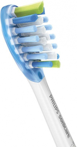 Насадка для зубных щеток Philips Sonicare HX9073/07 (упак.:3шт) 2 Series/3 Series/DiamondClean/EasyClean/FlexCare/HealthyWhite фото 3