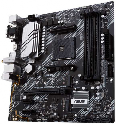 Материнская плата Asus PRIME B550M-A (WI-FI) Soc-AM4 AMD B550 4xDDR4 mATX AC`97 8ch(7.1) GbLAN RAID+VGA+DVI+HDMI фото 6
