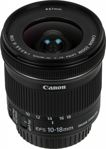 Объектив Canon EF-S IS STM (9519B005) 10-18мм f/4.5-5.6 фото 3