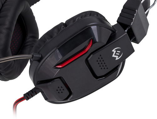 Наушники с микрофоном Sven AP-G555MV черный/красный 2.2м мониторные оголовье фото 9